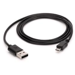 Cablu date incarcare de la USB la microUSB, 1.8m, Negru