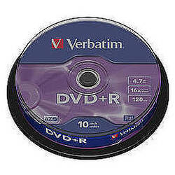 DVD+R AZO 16X 4.7GB Matt Silver Spindle (10 buc)