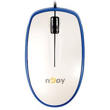 Mouse nJoy L360, 1000dpi, USB Alb / Albastru