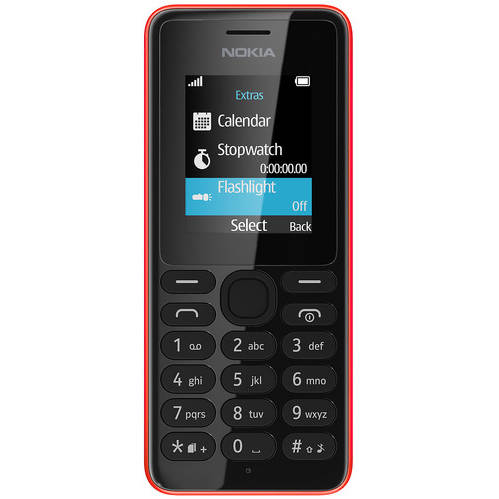 Telefon mobil Nokia 108, 0.3MP, TFT 1.8'', Rosu