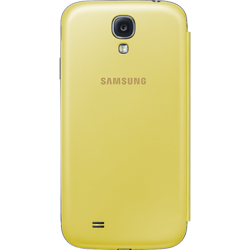 Husa Book S-View Samsung EF-CI950B  pentru i9500, i9505 Galaxy S4, Galbena