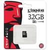 Card Memorie Kingston Micro SDHC UHS-I U1, 32GB, Clasa 10