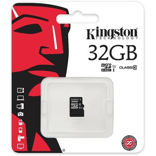 Card Memorie Kingston Micro SDHC UHS-I U1, 32GB, Clasa 10