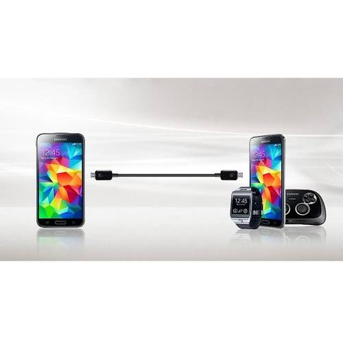 Samsung Cablu date & incarcare EP-SG900U, Power Sharing micro USB 3.0-micro USB 3.0 pentru Galaxy S5, Alb