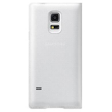 Samsung Husa S View Cover EF-CG800BHEGWW, compatibila Galaxy S5 Mini, Alb