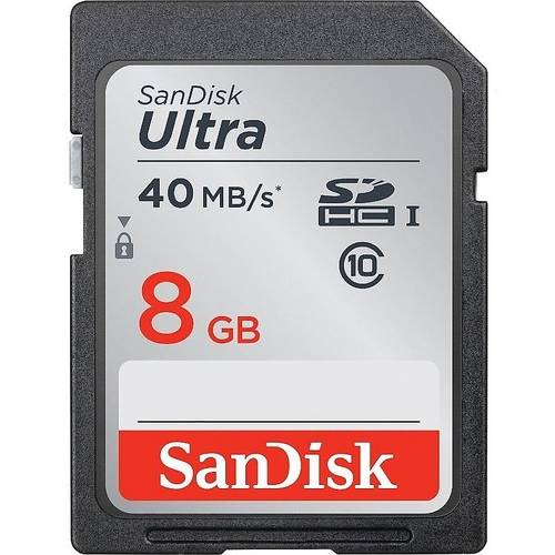 Card Memorie SanDisk Ultra SDHC, 8GB, UHS-I U1 Clasa 10
