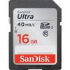 Card Memorie Card memorie SanDisk Ultra SDHC 16GB, UHS-I U1 Clasa 10