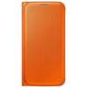Husa tip Flip Wallet Samsung pentru Galaxy S6 G920, Orange