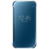 Samsung Husa tip Clear View Cover pentru Galaxy S6 G920, Albastru