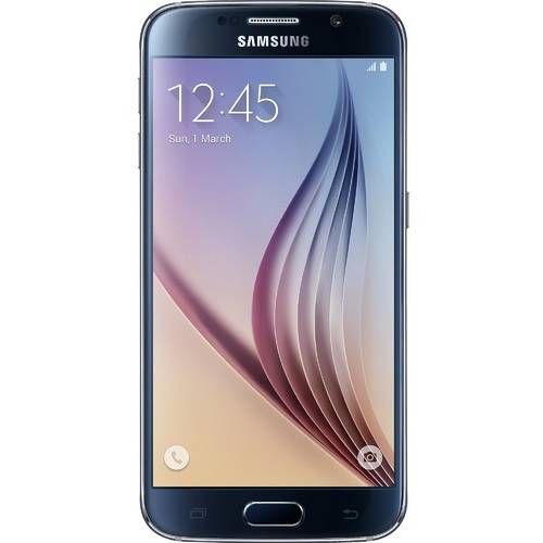 Smartphone Samsung Galaxy S6 G920, Super AMOLED capacitive touchscreen 5.1'', Quad Core 2.1GHz si 1.5GHz, 3GB RAM, 32GB flash, 16MP si 5.0MP, NFC, Android 5.0.2, Negru