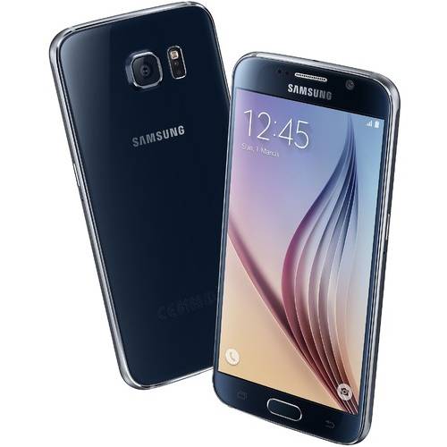 Smartphone Samsung Galaxy S6 G920, Super AMOLED capacitive touchscreen 5.1'', Quad Core 2.1GHz si 1.5GHz, 3GB RAM, 32GB flash, 16MP si 5.0MP, NFC, Android 5.0.2, Negru