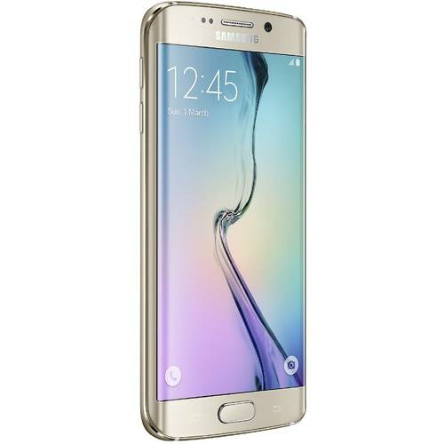 Smartphone Samsung Galaxy S6 Edge G925, Super AMOLED capacitive touchscreen 5.1'', Quad Core 2.1GHz si 1.5GHz, 3GB RAM, 32GB flash, 16MP si 5.0MP, NFC, Android 5.0.2, Gold