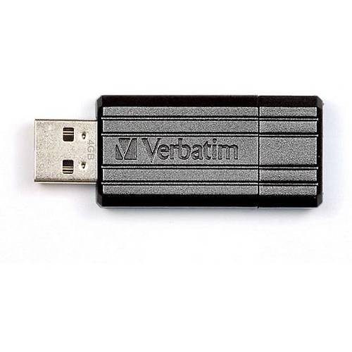 Memorie USB Verbatim Store 'n' Go PinStripe, 4GB, USB 2.0, Negru