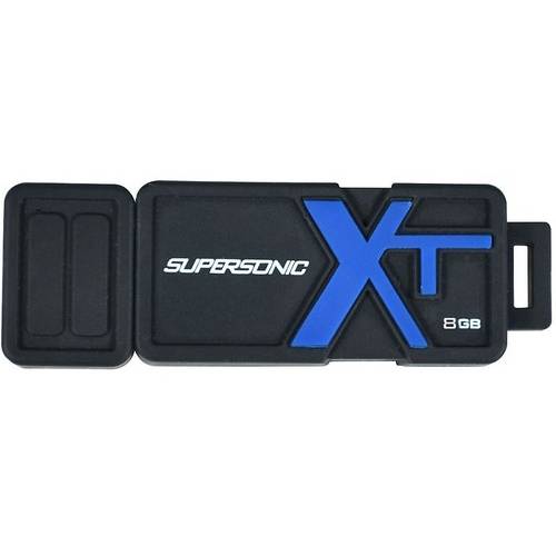 Memorie USB PATRIOT Supersonic Boost XT, 8GB, USB 3.0, Negru