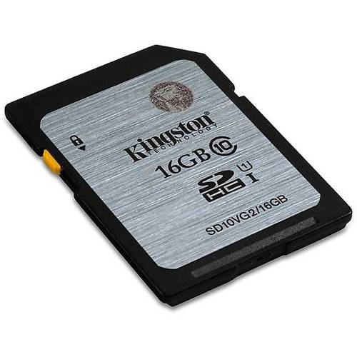 Card Memorie Kingston SDHC, 16GB, Clasa 10, UHS-I, ver G2