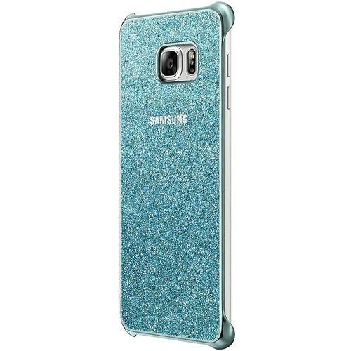 Capac protectie spate Samsung EF-XG928 pentru Galaxy S6 Edge+ G928, Glitter Blue
