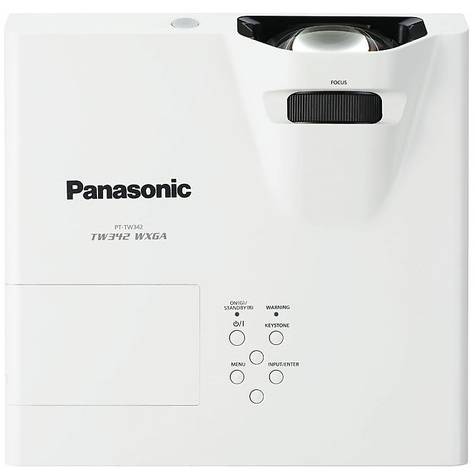 Videoproiector Panasonic PT-TW342A, 3300 ANSI, WXGA, Alb