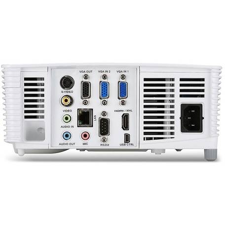 Videoproiector Acer S1283Hne, 3100 ANSI, XGA, Alb