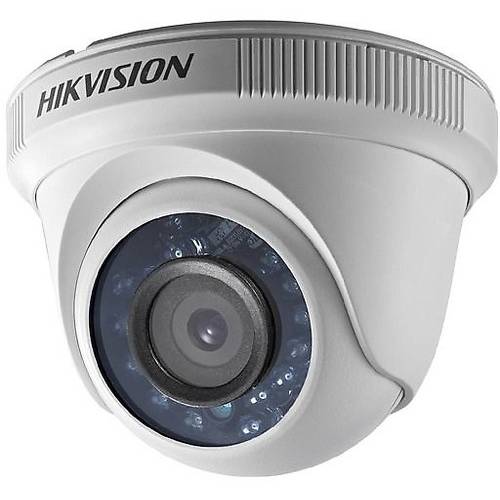 Camera supraveghere Hikvision DS-2CE56D0T-IR 6mm, Turret, Analog, 2MP, CMOS, IR, Alb/Negru