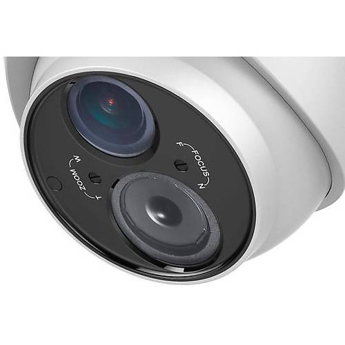 Camera supraveghere Hikvision DS-2CE56C5T-VFIT3 2.8 - 12mm, Turret, Analog, 1.27MP, CMOS, IR, Detectie miscare, Alb/Negru