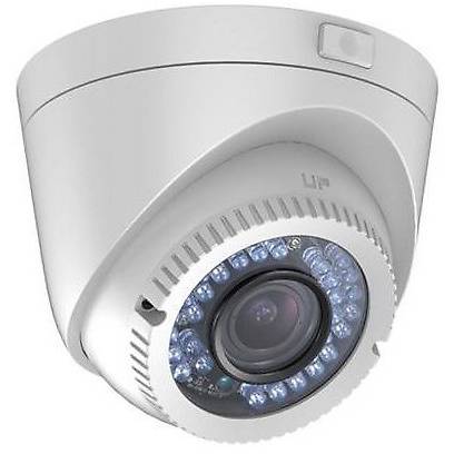 Camera supraveghere Hikvision DS-2CE56D1T-VFIR3 2.8 - 12 mm, Turret, Analog, 2MP, Progressive Scan CMOS, IR, Detectie miscare, Alb