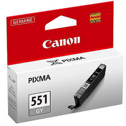 Cartus cerneala Canon CLI-551GY Grey, 6512B001