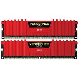 Vengeance LPX Red, 32GB, DDR4, 3000MHz, CL15, 1.35V, Kit Dual Channel