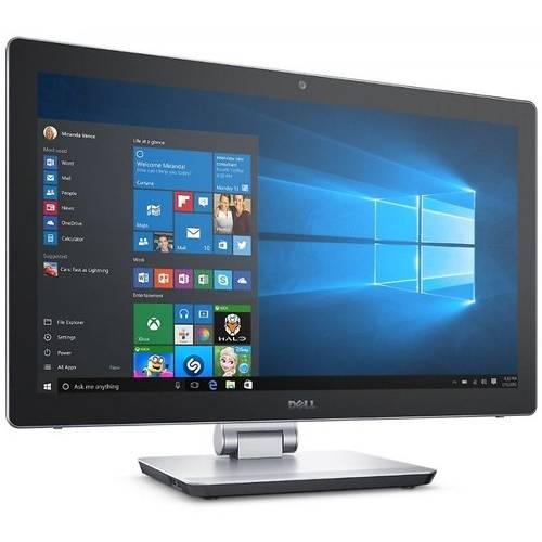 All in One PC Dell Inspiron 7459, 23.8'' FHD IPS Touch, Core i7-6700HQ 2.6GHz, 16GB DDR4, 1TB HDD + 32GB SSD, GeForce 940M 4GB, Win 10 Home 64bit, Negru