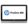 All in One PC HP ProOne 400 G2, 20.0'' HD+, Core i3-6100T 3.2GHz, 4GB DDR4, 500GB HDD, Intel HD 530, Easel Stand, FreeDOS, Negru/Argintiu