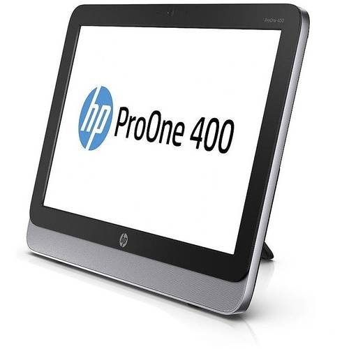 All in One PC HP ProOne 400 G2, 20.0'' HD+, Core i3-6100T 3.2GHz, 4GB DDR4, 500GB HDD, Intel HD 530, Easel Stand, FreeDOS, Negru/Argintiu