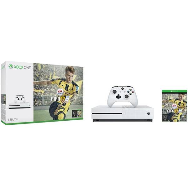 Consola Microsoft Xbox One S, 1TB + Fifa 17 + 6 Luni abonament Live