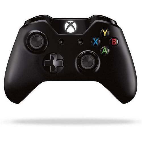 Gamepad Microsoft pentru Xbox One, Wireless, Negru + Cablul pentru conectarea la PC