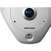 Camera IP Hikvision DS-2CD6362F-I 1.27mm, Dome, Fisheye, Digitala, 1/1.8 Progressive Scan CMOS, IR, Detectie miscare, Alb