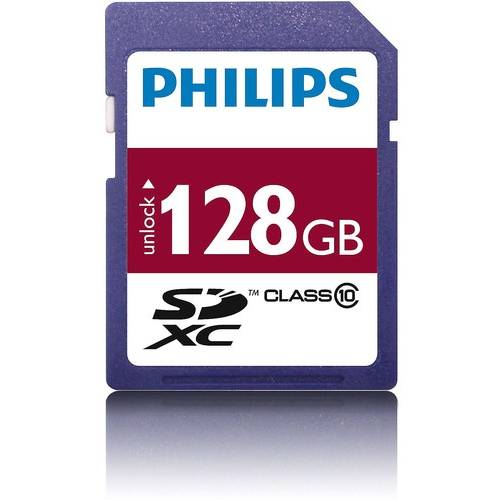 Card Memorie Philips SDXC, 128GB, Class 10
