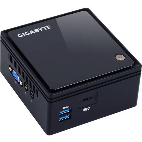 Mini PC Gigabyte BRIX GB-BACE-3000, Celeron N3000 1.04 GHz, DDR3, 2.5'' HDD, Intel HD Graphics, FreeDOS, Negru