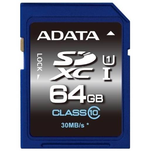 Card Memorie A-DATA Premier, 64GB, SDXC, Class 10