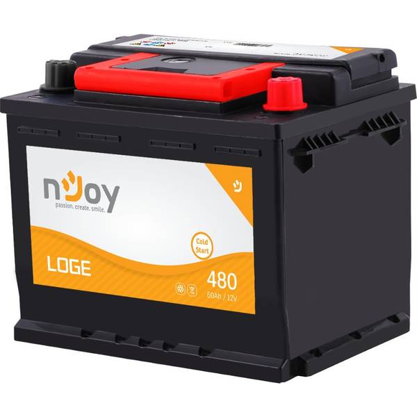 Baterie auto nJoy Loge, 12V, 60A, Negru