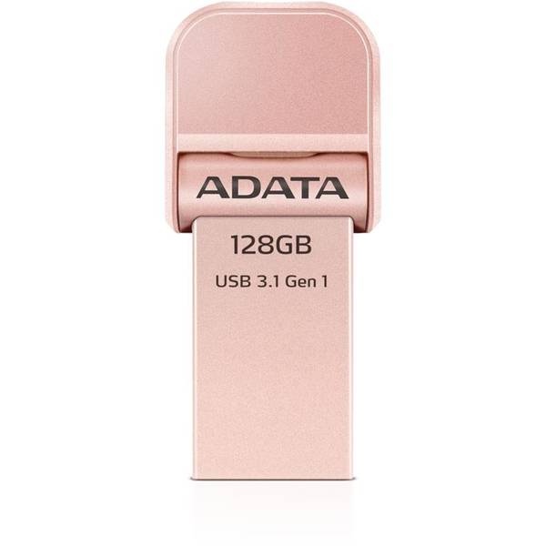 Memorie USB A-DATA AI920, 128GB, Lightning / USB 3.1 Gen1, Rose-Gold