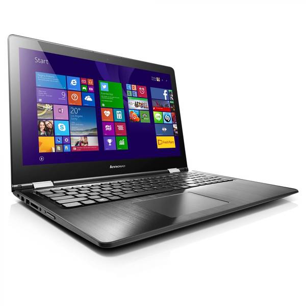 Laptop Renew Lenovo Yoga 500-15ISK 14.1'', Core i5-6200U, 4GB DDR3, 128GB SSD, Intel HD Graphics 520, Multitouch, Windows 10, Negru