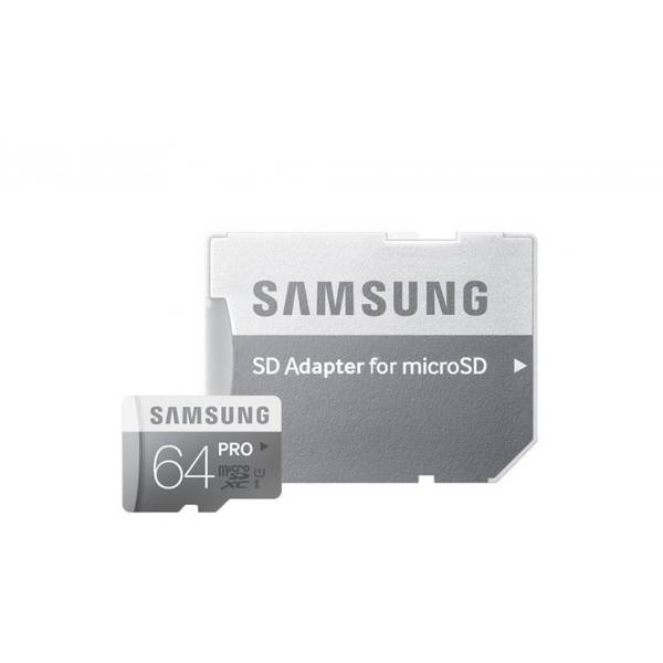 Card Memorie Samsung Micro SDXC PRO UHS-I U3 64GB Clasa 10 + Adaptor SD