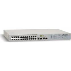 AT-FS750/28PS, 24 x LAN, 2 x SFP, PoE