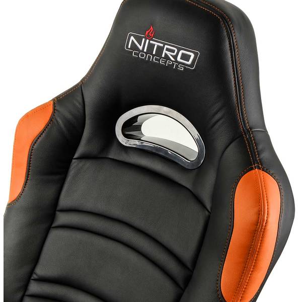 Scaun Gaming Nitro Concepts C80 Comfort, Black/Orange