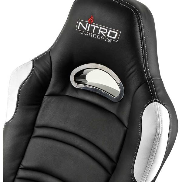 Scaun Gaming Nitro Concepts C80 Comfort, Black/White
