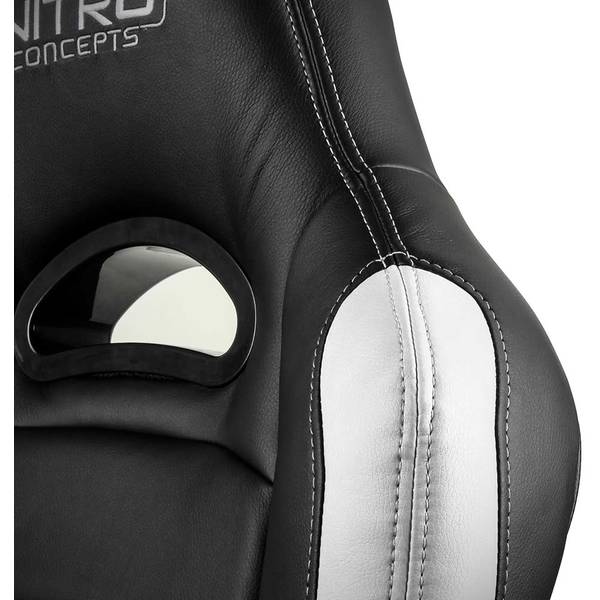 Scaun Gaming Nitro Concepts C80 Comfort, Black/White