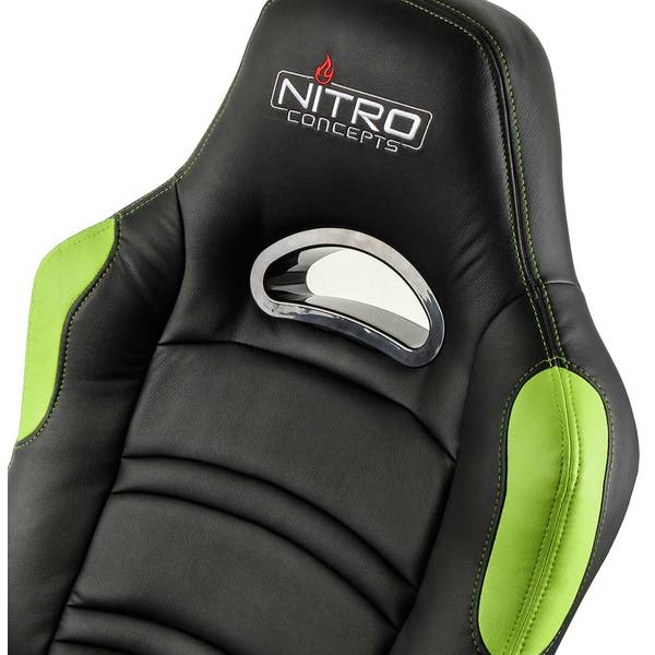 Scaun Gaming Nitro Concepts C80 Comfort, Black/Green
