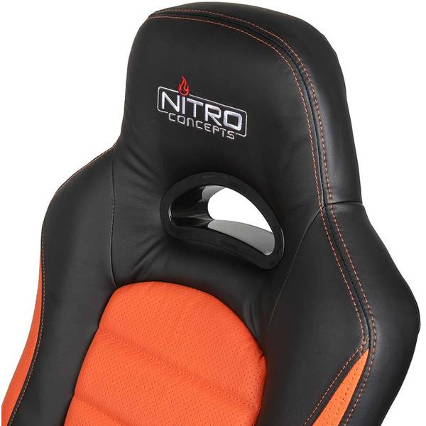 Scaun Gaming Nitro Concepts C80 Pure, Black/Orange