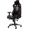 Scaun Gaming NobleChairs EPIC Real Leather, Brown/Beige