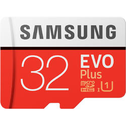 EVO Plus (Model 2017) Micro SDHC, 32GB, Clasa 10, UHS-I U1 + Adaptor SD