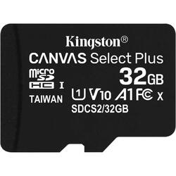 Kingston Canvas Select Plus microSDHC 32GB, Clasa 10