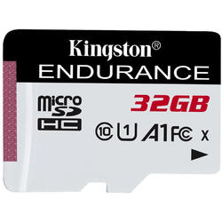 Kingston Micro SDHC High Endurance, 32GB, Clasa 10, UHS-I